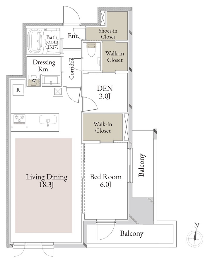 スカイテラス南大塚 304号-6