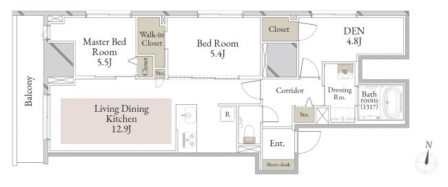 スカイテラス南大塚 401号-5