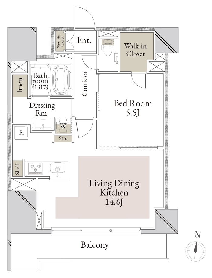 スカイテラス南大塚 605号-16