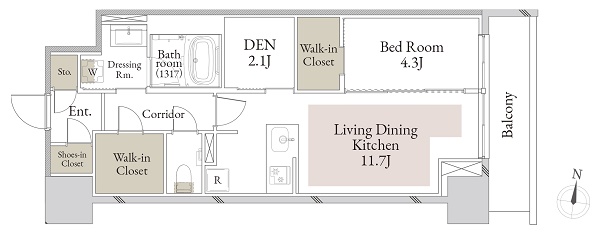 スカイテラス南大塚 510号-5