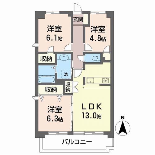 セルディーナ東小金井 405号-3