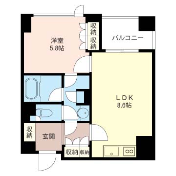 プライムメゾン銀座イースト 1406号-6