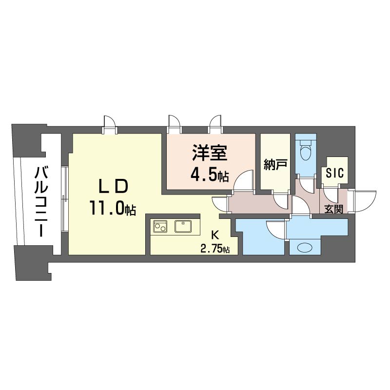 エスティメゾン銀座 909号-6