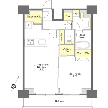 プライムメゾン白金高輪1102-2