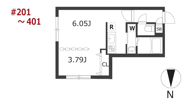 Ｂｒａｎｃｈｅ久我山 401号-7