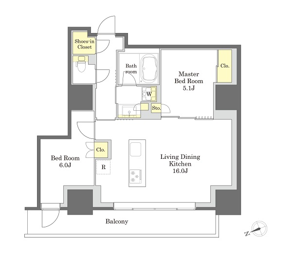 プライム新橋タワー1001-2