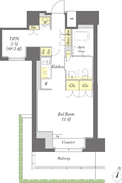 プライムメゾン森下ＷＥＳＴ413-2