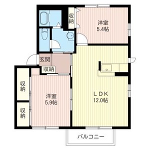 ラフォーレ　ハピネスＢ 101号室