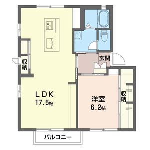 ラフォーレ　ハピネスＤ 202号室