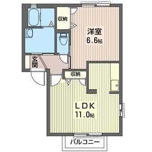 メイプルハイツ　Ｅ 101号室