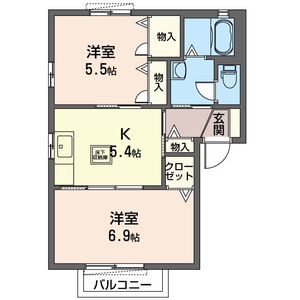 グランリヴェールＡ 202号室