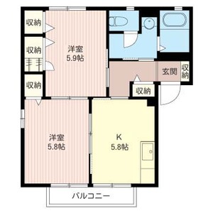 ヴィラクレールＤ 102号室