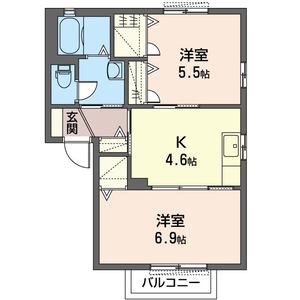 グレイスフォンティーヌＡ 201号室