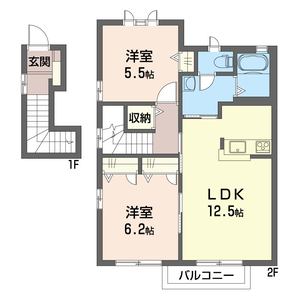 メビュースタウン　ⅡＪ 202号室