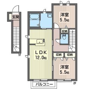 トレビアン・メルシーＢ 203号室