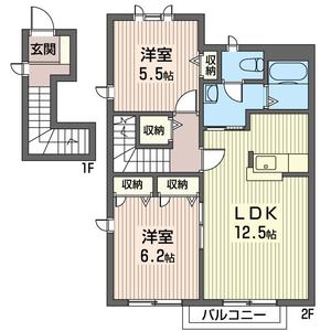 ラピス　Ｂ 202号室