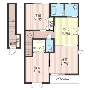 シャルマンＢ 201号室