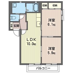 メイプルハイツ　Ｂ 201号室