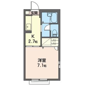 フレグランス　西友　Ｄ 201号室