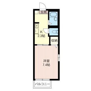 シャーメゾン睦Ｂ 202号室
