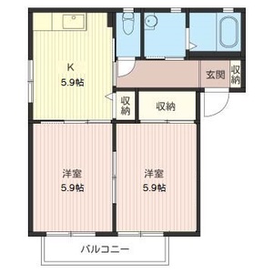 シャトーボヌール　Ｂ 102号室