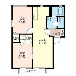 カーサ　ベルジェ　Ｂ 203号室