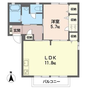シャーメゾンしらさぎＢ 101号室