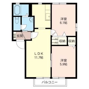 クレストタウンＩ 201号室