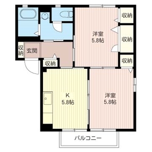 ウヴェール・メゾン安塚Ｂ 201号室