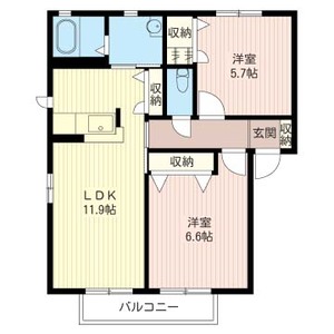 リバーシティーＣ 102号室