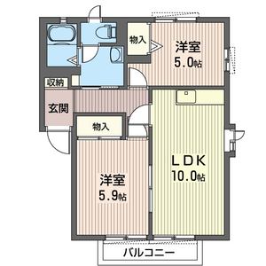 桐山ハイツＡ 201号室