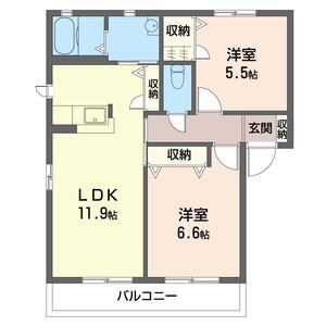 エスポワール・フルールＢ 102号室