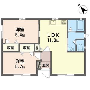 グランドソレーユＢ 101号室