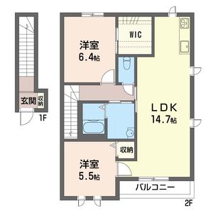 ソレイユＢ 205号室