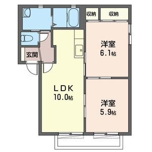 クレールハイツ　Ｂ 101号-14