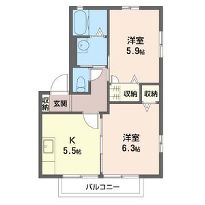 ソシア　Ｄ 201号室