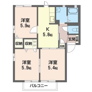 メゾン・ラルジュＢ 202号室