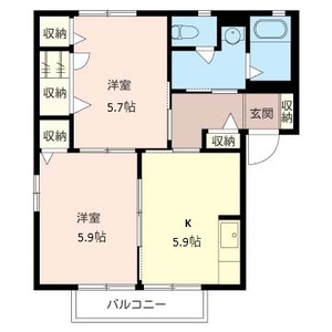 ル・シェル・ブル－Ａ 202号室