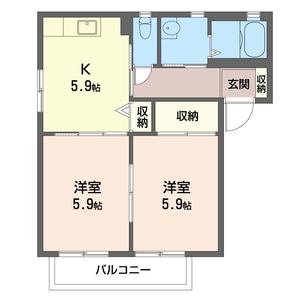 タウンコートＢ 201号室