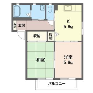 タウンコートＢ 202号室