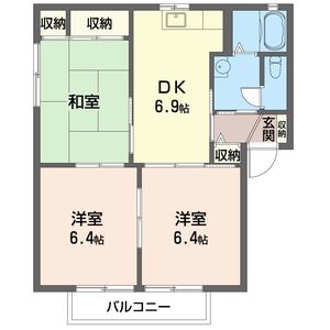 ヴィラ・コンフォートＢ 102号室