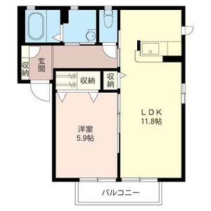 ラ・ルーシュ　Ａ 102号室