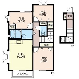 パレスガーデン　Ａ 203号室
