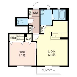 フォレスト富士山　Ｄ 102号室