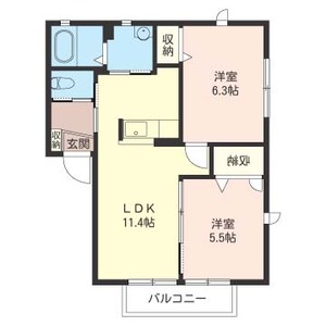 シャーメゾン　ライフ 202号室