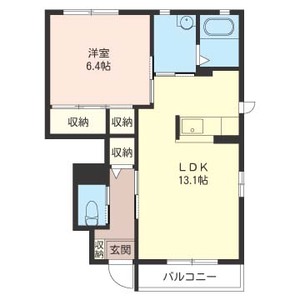 レイクシティー御茶園　Ｂ 102号-16