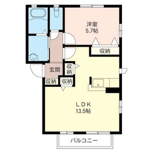 クレメント　Ⅱ 202号室