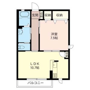 キャトルセゾン　Ｄ 101号室