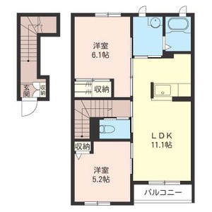 シュガーヒル 202号室