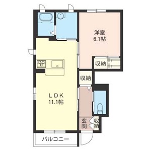 シティーハイムＷＩＮＧ見川　Ｂ 101号室